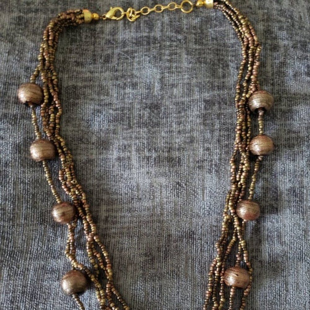 Breathtaking Italian Glass Beaded Necklace